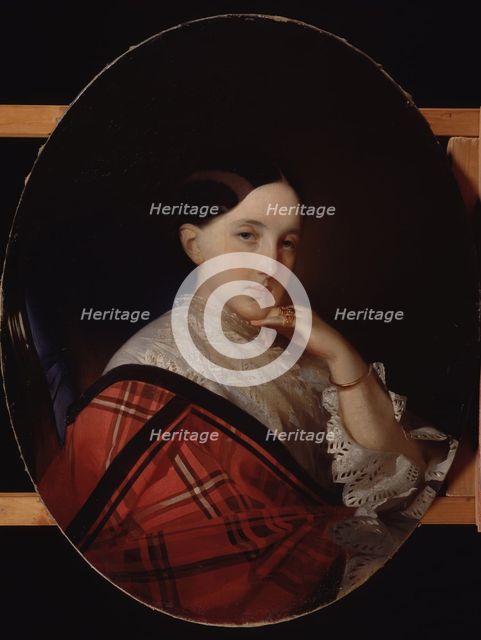 Portrait of Grand Duchess Maria Alexandrovna (1824-1880), future Empress of Russia. Artist: Makarov, Ivan Kosmich (1822-1897)
