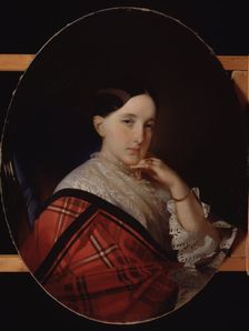 Portrait of Grand Duchess Maria Alexandrovna (1824-1880), future Empress of Russia. Artist: Makarov, Ivan Kosmich (1822-1897)