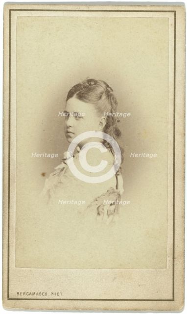 Portrait of Grand Duchess Maria Alexandrovna of Russia (1853-1920), Duchess of Saxe-Coburg and Gotha.