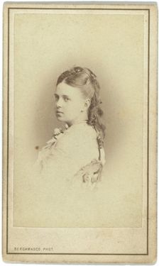 Portrait of Grand Duchess Maria Alexandrovna of Russia (1853-1920), Duchess of Saxe-Coburg and Gotha