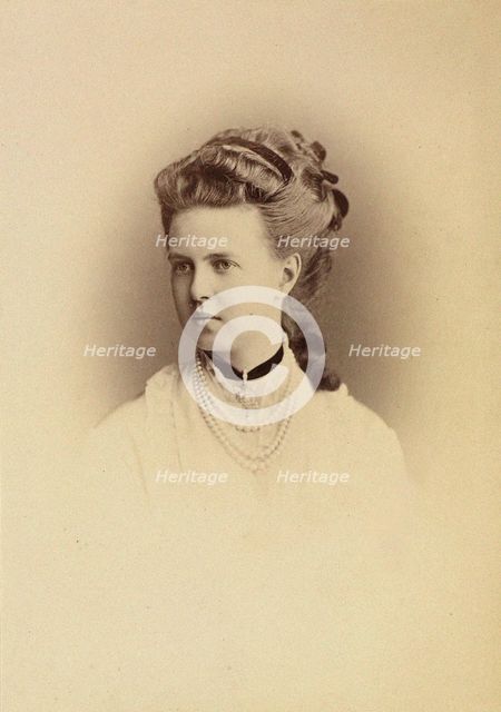 Portrait of Grand Duchess Maria Alexandrovna of Russia (1853-1920), Duchess of Saxe-Coburg and Gotha