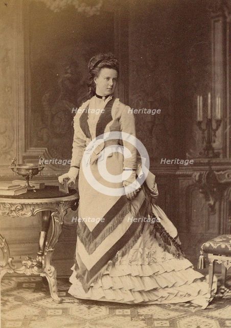 Portrait of Grand Duchess Maria Alexandrovna of Russia (1853-1920), Duchess of Saxe-Coburg and Gotha