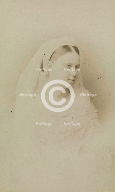 Portrait of Grand Duchess Maria Alexandrovna of Russia (1853-1920), Duchess of Saxe-Coburg and Gotha