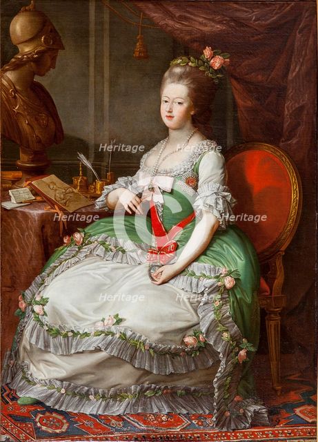 Portrait of Grand Duchess Maria Feodorovna (Sophie Dorothea of Württemberg) (1759-1828).