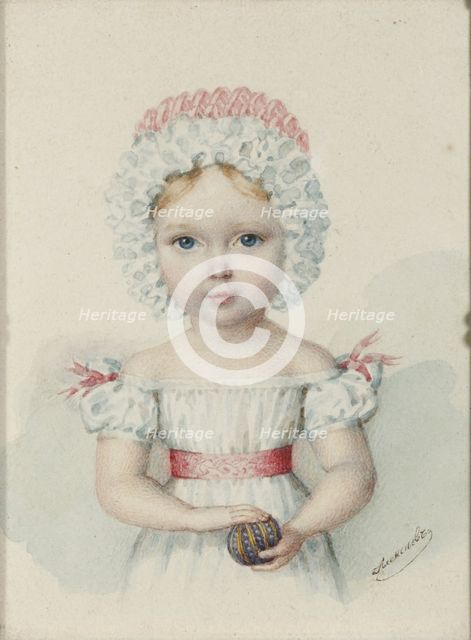 Portrait of Grand Duchess Maria Nikolaevna of Russia (1819-1876).