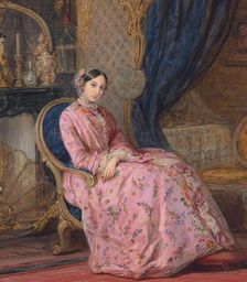 Portrait of Grand Duchess Maria Nikolaevna of Russia, middle of the 19th century. Creator: Robertson, Christina (1796-1854)