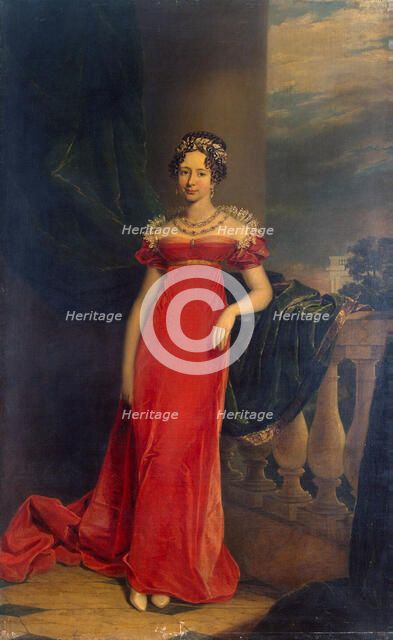 Portrait of Grand Duchess Maria Pavlovna of Russia', (1786–1859), 1822. Creator: Dawe, George (1781-1829).