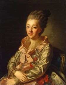 Portrait of Grand Duchess Natalia Alexeyevna, 1776. Creator: Alexander Roslin