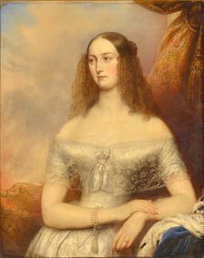 Portrait of Grand Duchess Olga Nikolaevna of Russia (1822-1892), Queen of Württemberg