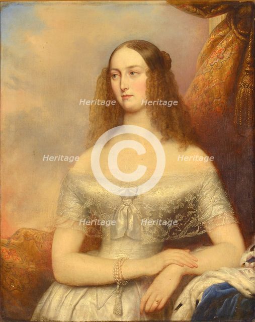 Portrait of Grand Duchess Olga Nikolaevna of Russia (1822-1892), Queen of Württemberg, .