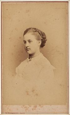 Portrait of Grand Duchess Olga Constantinovna of Russia (1851-1926)