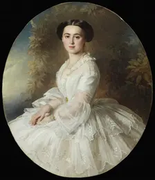 Portrait of Grand Duchess Olga Feodorovna, 1857. Creator: Richard L Lauchert