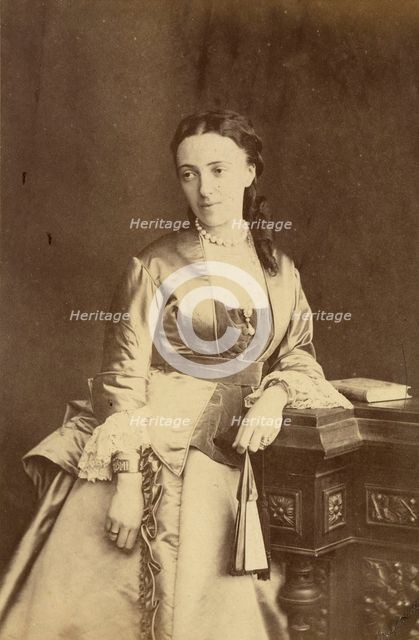 Portrait of Grand Duchess Olga Feodorovna of Russia (1839-1891), 1874.
