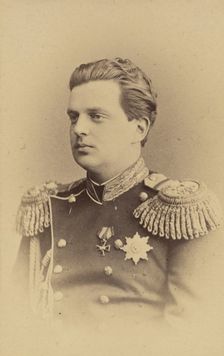 Portrait of Grand Duke Vladimir Alexandrovich of Russia (1847-1909), ca 1865