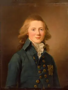 Portrait of Grand Duke Alexander Pavlovich, 1792. Creator: Jean Louis Voille