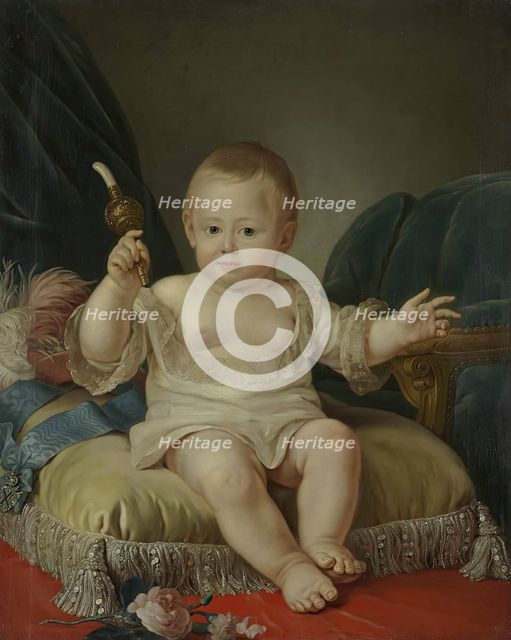Portrait of Grand Duke Alexander Pavlovich as a Child, late 18th century - early 19th century. Creator: Unknown.