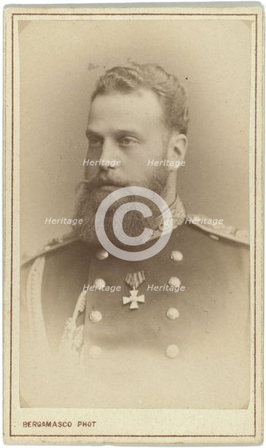 Portrait of Grand Duke Alexei Alexandrovich of Russia (1850-1908), 1880s.