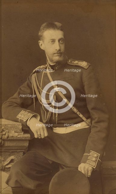 Portrait of Grand Duke Constantine Constantinovich of Russia (1858-1915), c. 1880.