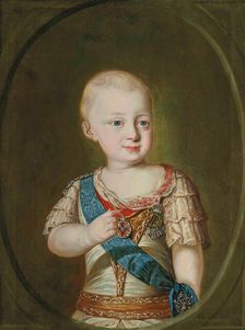Portrait of Grand Duke Constantine Pavlovich of Russia (1779-1831) as child