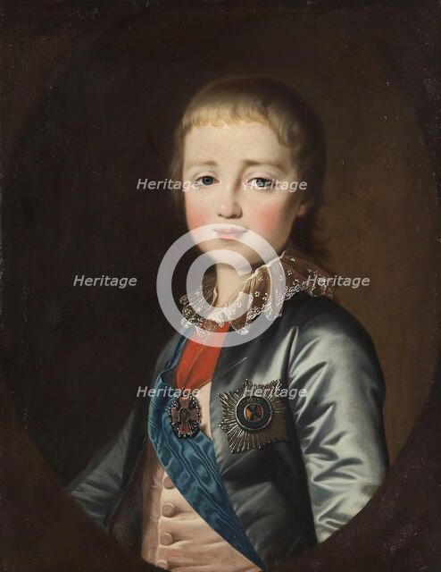 Portrait of Grand Duke Constantine Pavlovich of Russia (1779-1831), End 1780s.