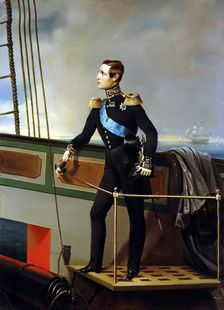 Portrait of Grand Duke Konstantin Nikolayevich, 1848. Creator: Georg von Bothmann