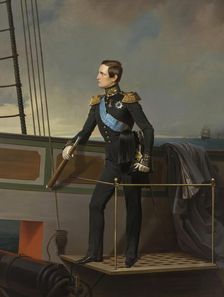 Portrait of Grand Duke Konstantin Nikolayevich, 1848. Creator: Georg von Bothmann
