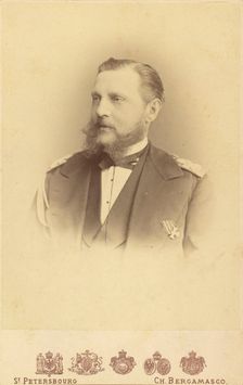 Portrait of Grand Duke Konstantin Nikolayevich of Russia (1827-1892), ca 1865