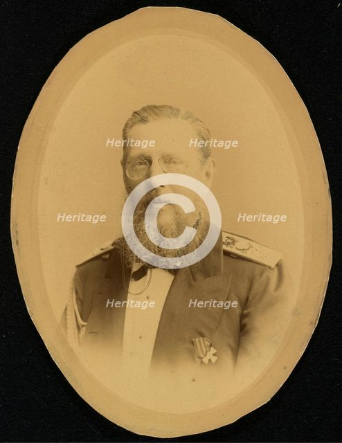 Portrait of Grand Duke Konstantin Nikolayevich of Russia (1827-1892), ca 1885.