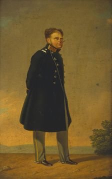 Portrait of Grand Duke Konstantin Pavlovich, 1830. Creator: Jozafat Ignacy Lukaszewicz