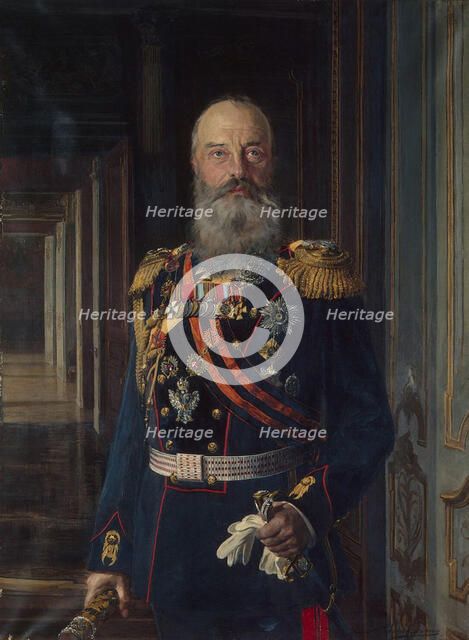 Portrait of Grand Duke Michael Nikolaevich of Russia', (1832-1909), 1913. Creator: Liphart, Ernest Karlovich (1847-1932).