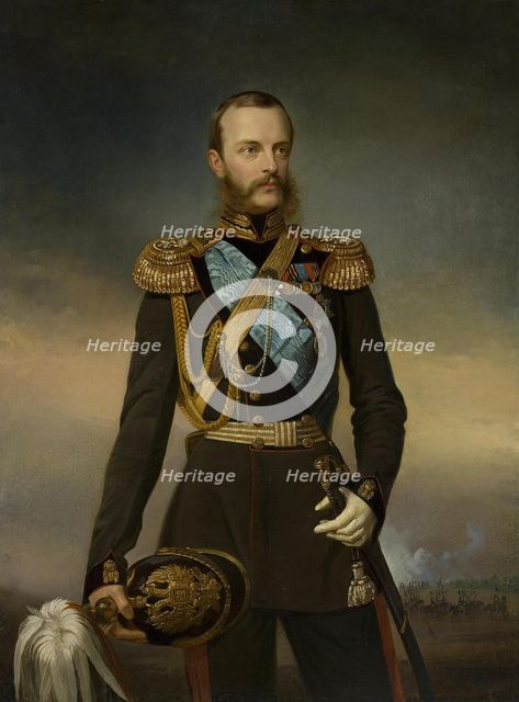 Portrait of Grand Duke Michael Nikolaevich of Russia (1832-1909), Early 1860s. Artist: Anonymous  