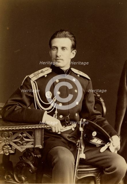 Portrait of Grand Duke Nicholas Constantinovich of Russia (1850-1918), 1874.