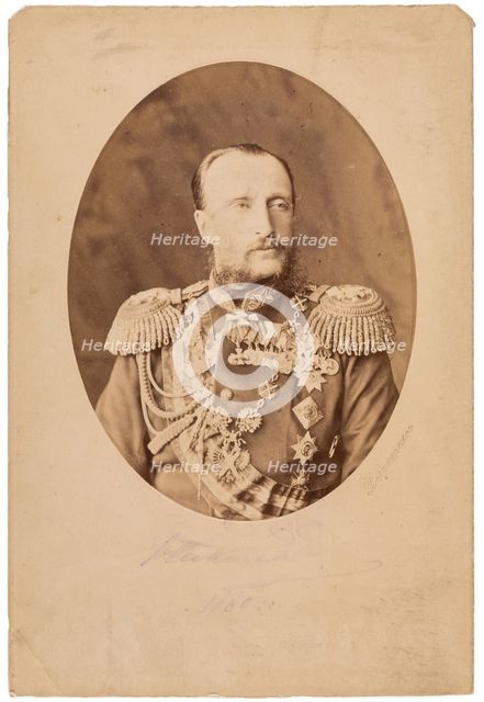 Portrait of Grand Duke Nicholas Nikolaevich (the Elder) of Russia (1831-1891), 1880.