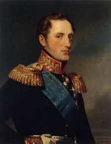 Portrait of Grand Duke Nikolay Pavlovich, 1824. Creator: George Dawe