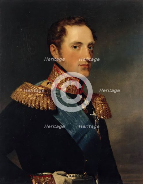 Portrait of Grand Duke Nikolay Pavlovich, 1824. Creator: George Dawe.