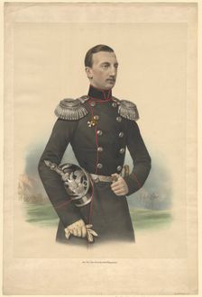 Portrait of Grand Duke Nikolai Nikolayevich of Russia (1831–1891), 1860. Artist: Anonymous