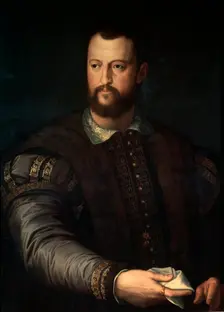 Portrait of Grand Duke of Tuscany Cosimo I de Medici (1519-1574), after 1560. Artist: Agnolo Bronzino