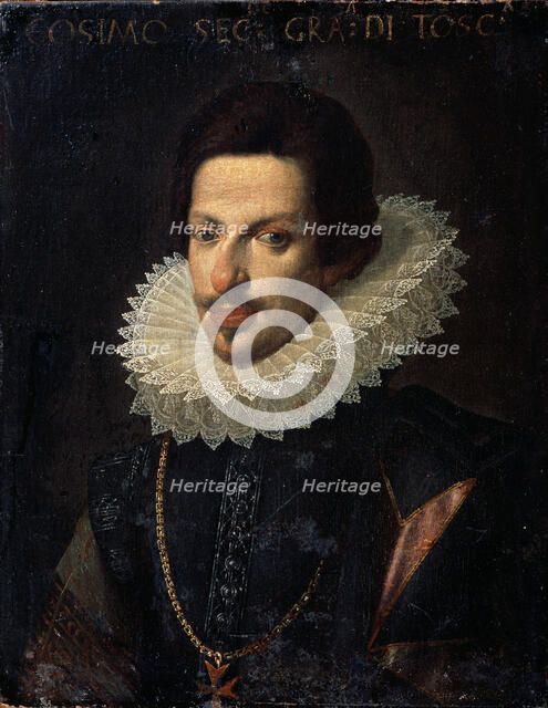 'Portrait of Grand Duke of Tuscany Cosimo II de' Medici', 17th century. Artist: Justus Sustermans