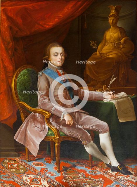 Portrait of Grand Duke Pavel Petrovich (1754-1801).