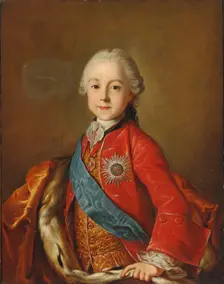 Portrait of Grand Duke Pavel Petrovich (1754-1801), Second Half of the 18th cen.