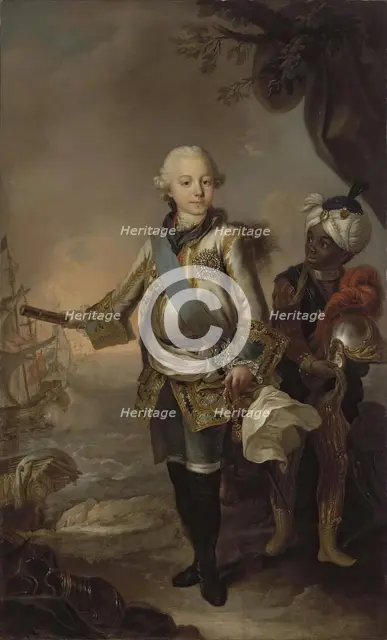 Portrait of Grand Duke Pavel Petrovich, 1765. Creator: Stefano Torelli.