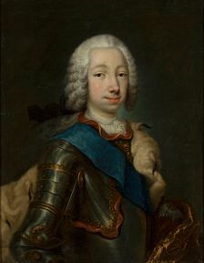Portrait of Grand Duke Pyotr Fyodorovitch (1728-1762), c1748. Creator: Grooth, Georg-Christoph (1716-1749)