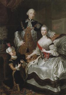 Portrait of Grand Duke Pyotr Fyodorovitch and Grand Duchess Catherine Alekseyevna, 1756