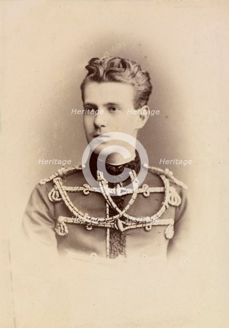 Portrait of Grand Duke Sergei Alexandrovich of Russia (1857-1905), 1874.
