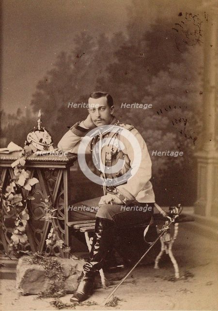 Portrait of Grand Duke Sergei Maximilianovich of Leuchtenberg (1849-1877), 1873.