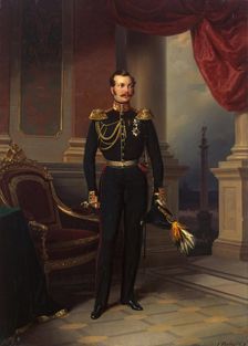 Portrait of Grand Prince Alexander Nikolayevich, 1840. Creator: Franz Kruger