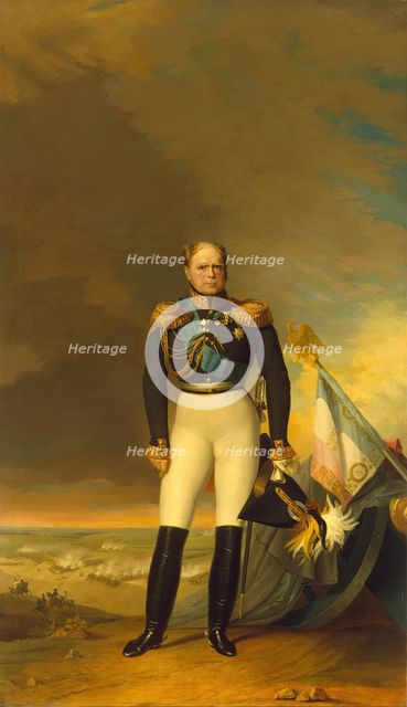 Portrait of Grand Prince Konstantin Pavlovich (1779-1831), 1834. Creator: George Dawe.