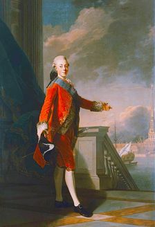 Portrait of Grand Prince Paul Petrovich, 1777. Creator: Alexander Roslin