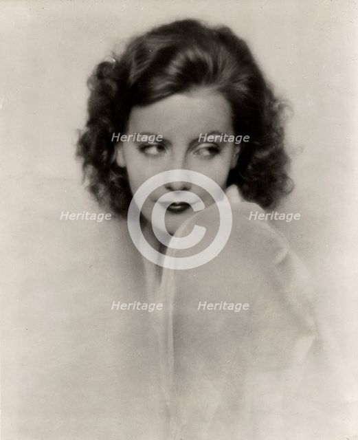 Portrait of Greta Garbo, 1927. Artist: Ball, Russell (1896-1942)