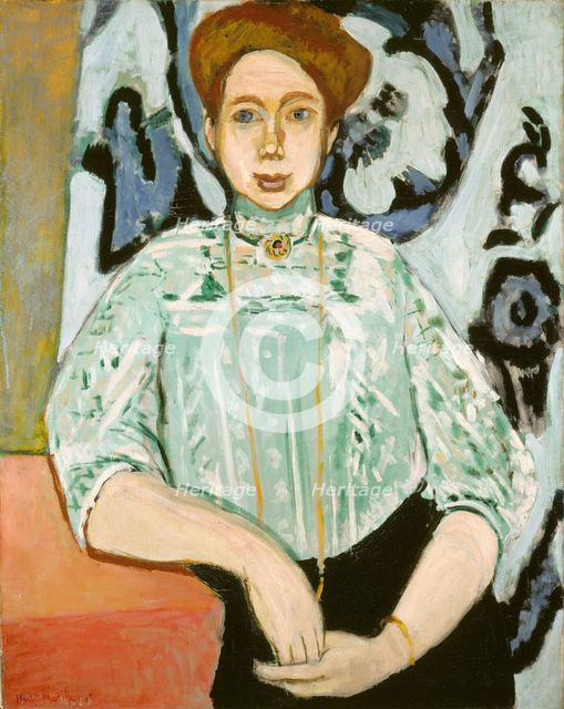 Portrait of Greta Moll, 1908. Creator: Matisse; Henri (1869-1954).